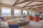 Spacious living room with incredible ocean views